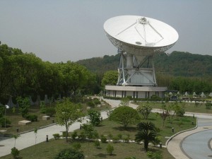 The Shanghai Radio Telescope (шанхайский радиотелескоп в районе Шэшань)