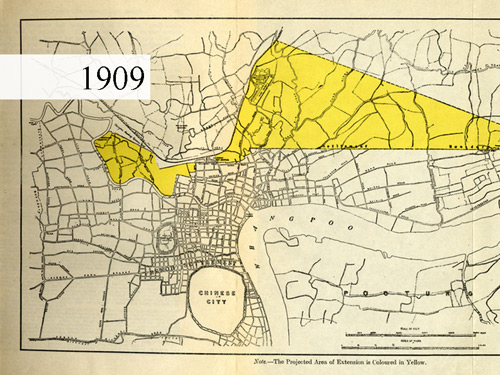 Карта работы Котенева, 1909 г.